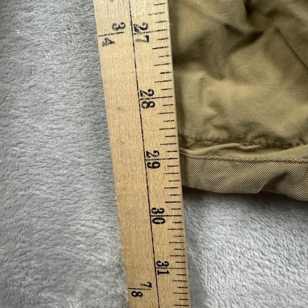 Abercrombie and Fitch Mens Khaki Cargo Pants L Relaxed Fit Tactical Gorpcore Tan - Picture 7 of 9